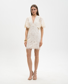 Twinset Платье цвета айвори из кружева 261TT2311