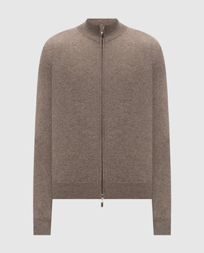 Doriani Cashmere Коричневый кардиган из кашемира 1203010