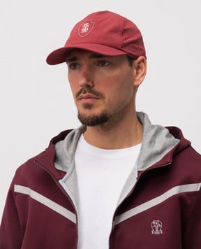 Brunello Cucinelli Бордовая кепка с эмблемой MCAP9911T