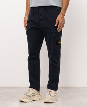 Stone Island Сині джогери з патчем логотипа L2S153100033S00L1