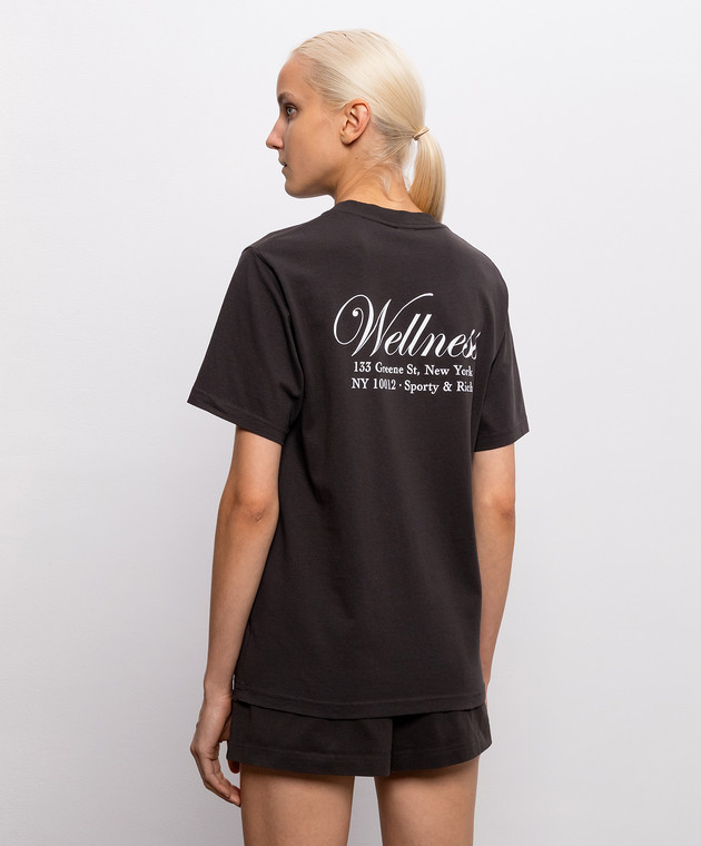 Sporty & Rich Коричнева футболка Soho TO119711083BR29 зображення 4