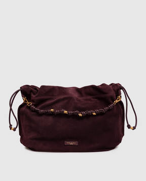 Gianni Chiarini Фіолетова замшева сумка Morgana BS12260CMPL