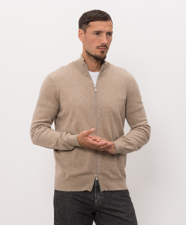 Brunello Cucinelli Бежевий кардиган M2200106 зображення 3