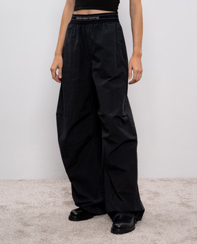 Alexander Wang Чорні штани з логотипом 1WC4254924