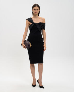 Simkhai Черное платье Mia с открытыми плечами 5251152B