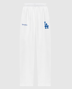 Sporty & Rich Белые спортивные штаны LA Serif PA071714669WH01