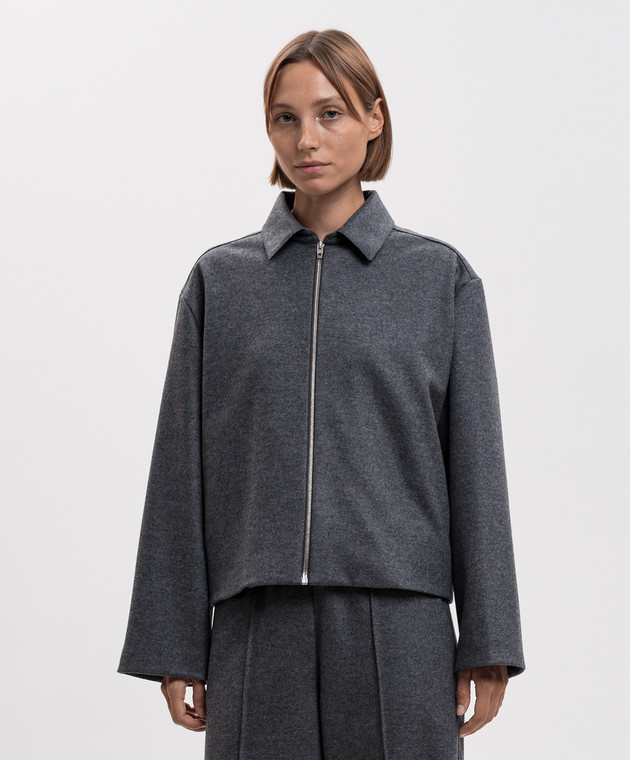 Jil Sander Серая куртка из шерсти J02BN0269J40045 изображение 3