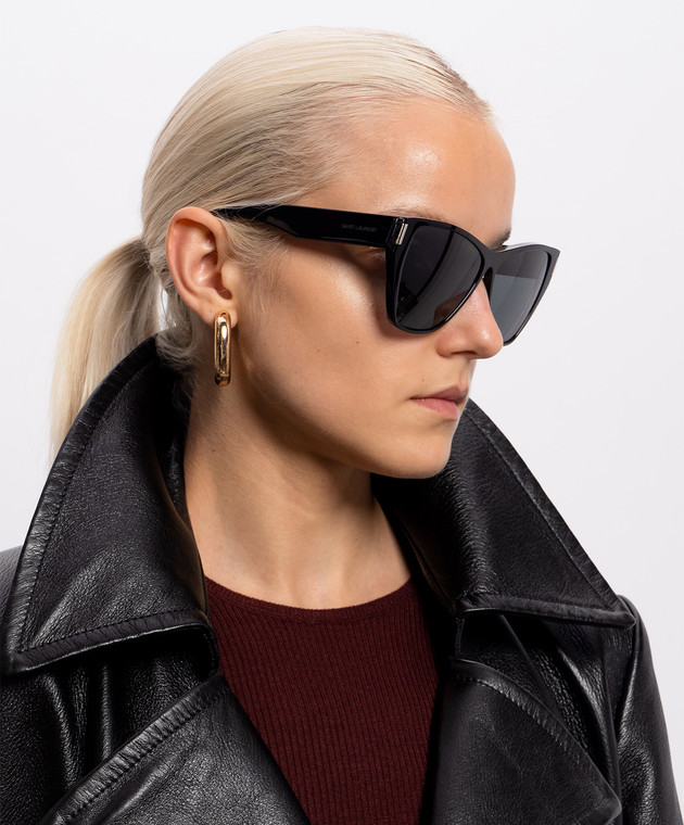 Saint Laurent Черные очки 927 A003D9Y9956 изображение 2