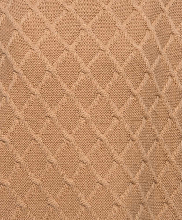 Max Mara Коричневий светр BAMBOLA з вовни і кашеміру MXMBAMBOLA зображення 5