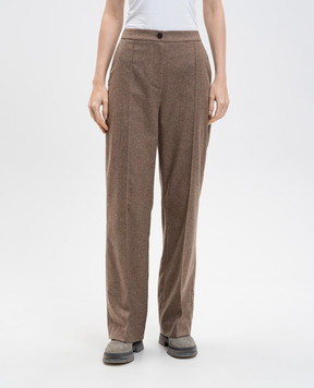 Woolrich Коричневі штани з вовною CFWWTR2012FRUT5008