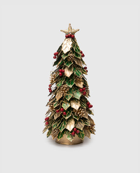 Lamart Декоративная зеленая елка с шишками 25063