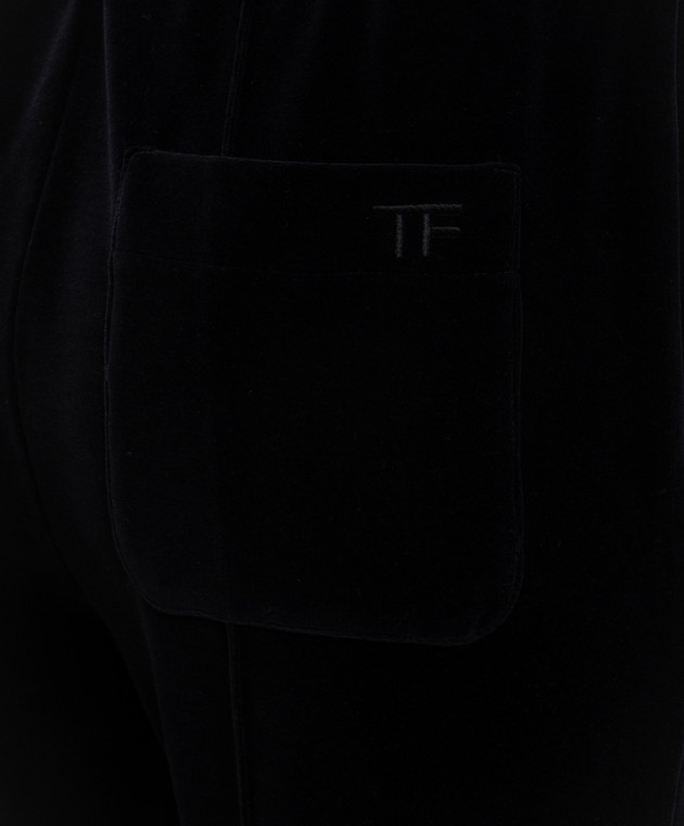 Tom Ford Черные велюровые штаны PAJ180JEX154 изображение 4
