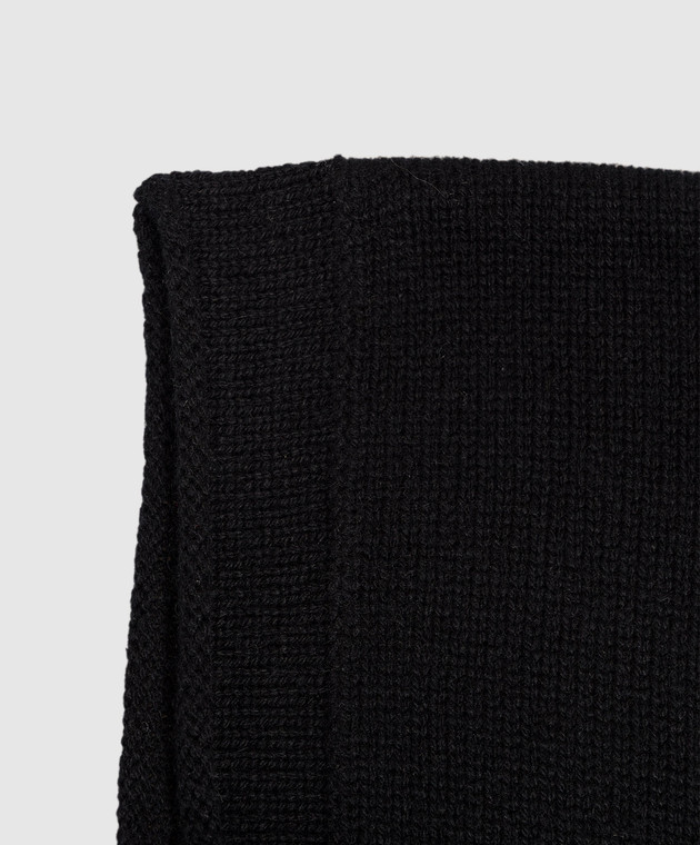 Allude Чорний капор з кашеміру 26511225 зображення 3