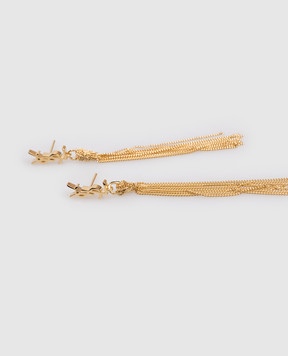Saint Laurent Золотисті сережки CASSANDRE 803195Y1500