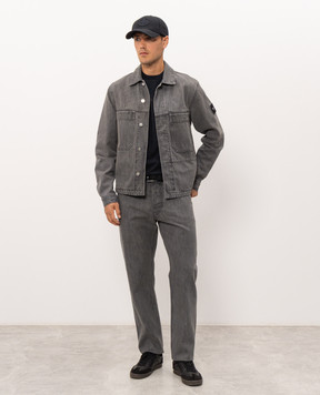 Stone Island Сіра джинсова куртка L2S144100006S0J35