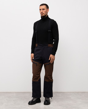 Moncler Grenoble Синие горнолыжные штаны K20972G00009M7200