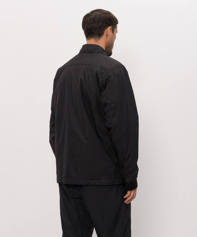 Stone Island Чорна утеплена куртка з патчем L2S15Q100022S0A23 зображення 4