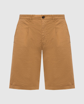 MooRER Коричневі шорти ALICUDI з відворотами ALICUDIBB