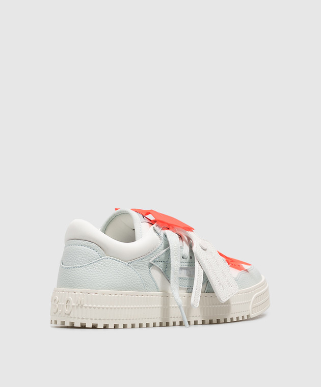 Off-White Голубые комбинированные кроссовки 3.0 OF05760455 изображение 3