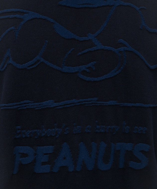 Iceberg Синій джемпер з візерунком A0067604 зображення 5