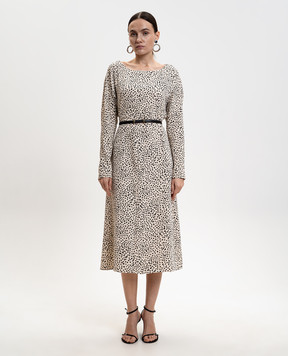 Max Mara Біла сукня PIROGHE в горох MSTPIROGHE