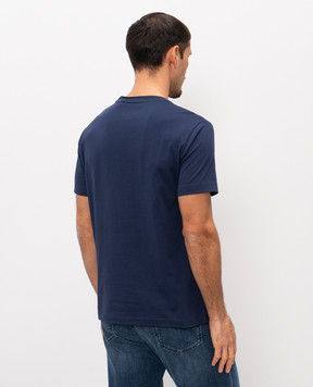 Trussardi Синя футболка з принтом G0278300125NMTS11J02