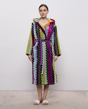 Missoni Home Махровий подовжений халат Giacomo у візерунок 1G3AC99708