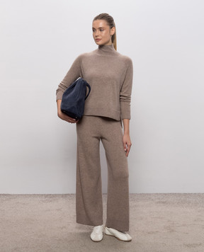 Max Mara Weekend Бежевый гольф ZARINA из шерсти и кашемира WKDZARINA