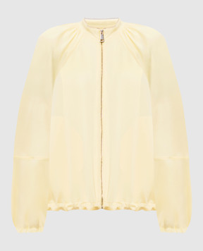 Fabiana Filippi Жовта куртка з ланцюжком моніль GCD276F664M191