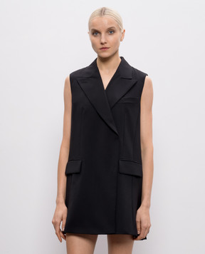 Max Mara Sportmax Черный жилет ALBERO с шерстью SPXALBERO