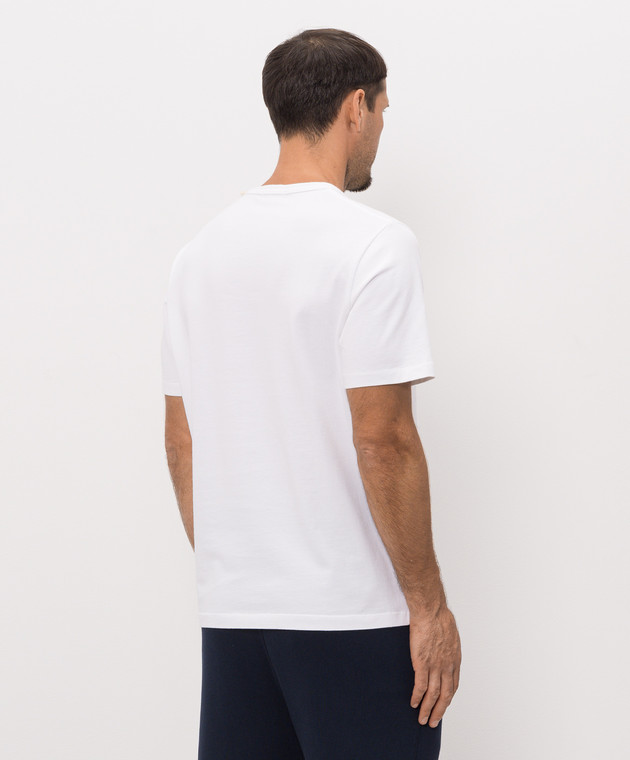 JW Anderson Белая футболка с вышивкой JT0331PG1937 изображение 4