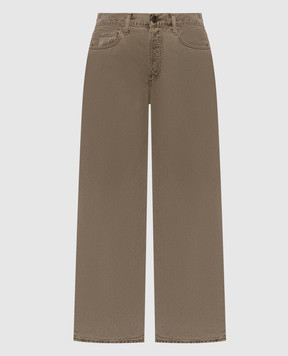AGOLDE Коричневые джинсы Low Slung Baggy A90791968