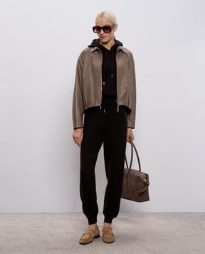 Babe Pay Pls Коричневий спортивний костюм з кашеміру MD9891312341R