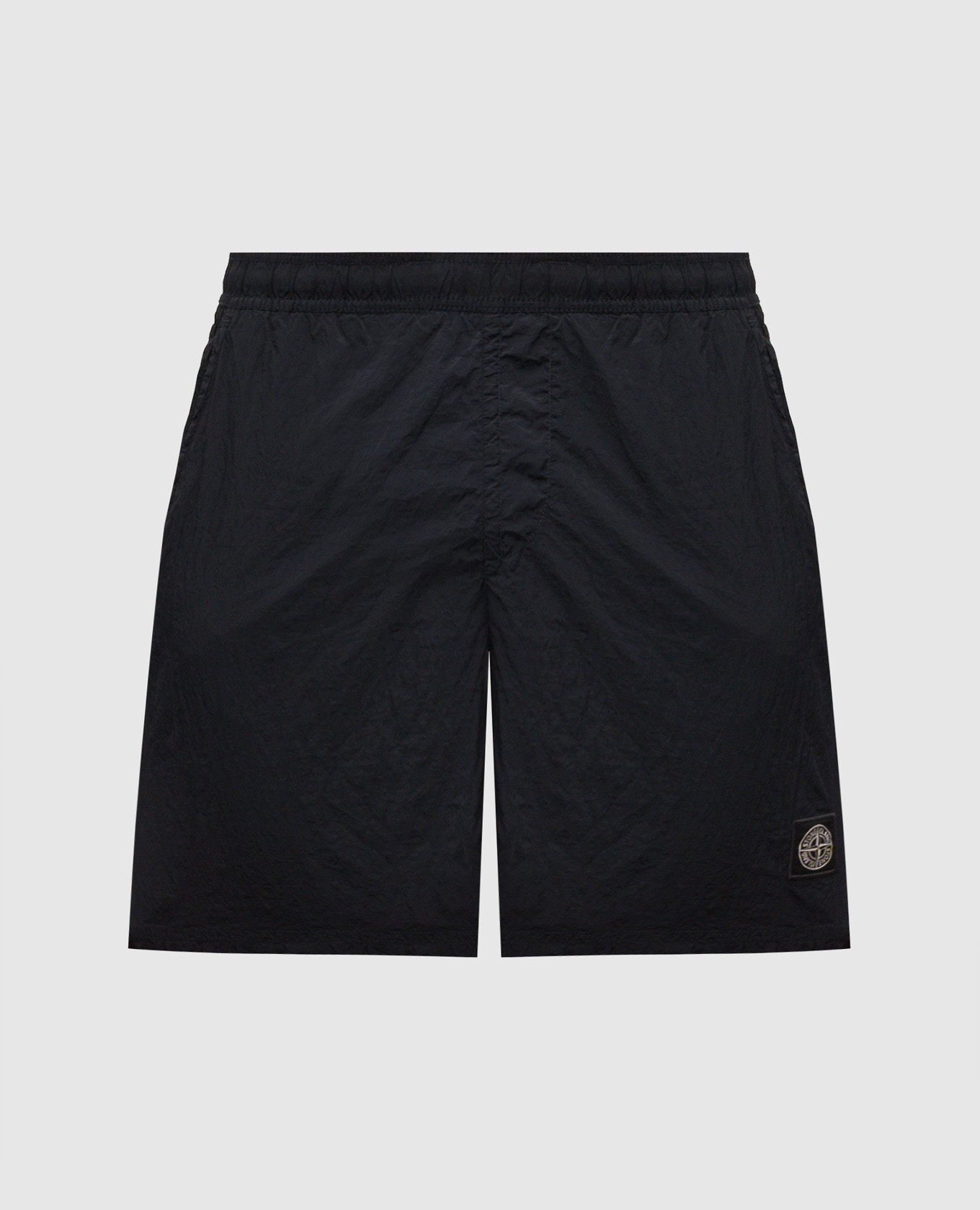 Черные шорты для плавания с нашивкой логотипа