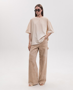 AMIRI Бежевая футболка AWTOJR1103
