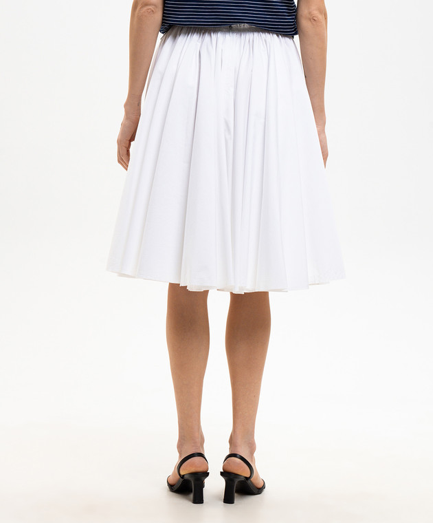 Ami Paris Біла спідниця FSK444CO0063 зображення 4