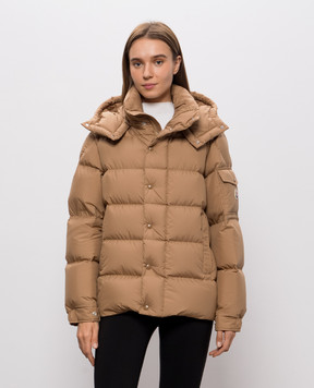 Moncler Бежевый пуховик Maya 70 L20931A0016254A81