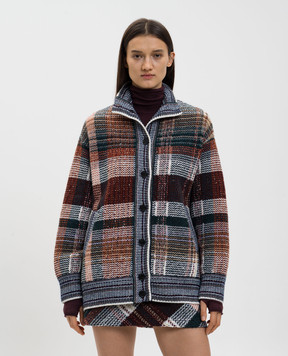 Missoni Кардиган з вовни в клітинку DS25WM1CBC005L