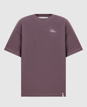 Palm Angels Фіолетова футболка Palm Sway PAWAA005JR001