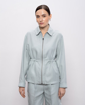 Woolrich Зелена куртка з льоном CFWWOS2021FRUT3043