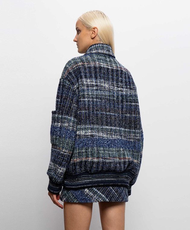 Missoni Синяя куртка с шерстью DS26WC06BC006I изображение 4