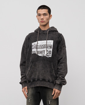 Off-White Сіре худі News 44MBB12GF5F004