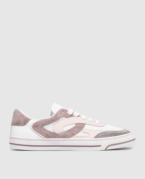 Dolce&Gabbana Рожеві комбіновані кросівки CK2385A5210