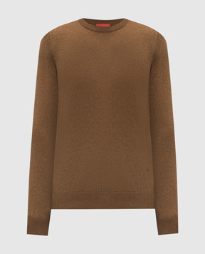 ISAIA Коричневый свитер из кашемира MG8396Y0531
