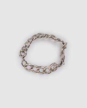 Saint Laurent Серебристый браслет-цепочка CASSANDRE 851103Y1500