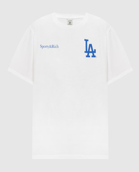 Sporty & Rich Белая футболка Dodgers Serif TO119714669WH01