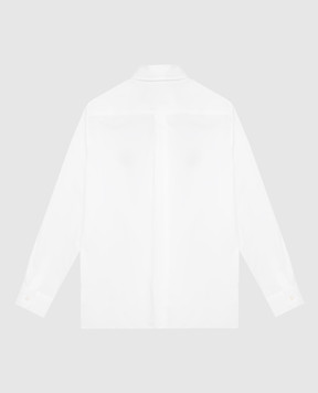 Dolce&Gabbana Детская белая рубашка с вышивкой монограммы L43S23G7P6F