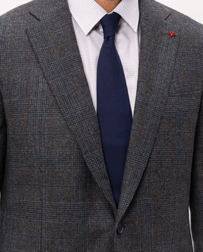 Brunello Cucinelli Синя краватка з вовни M032P0018
