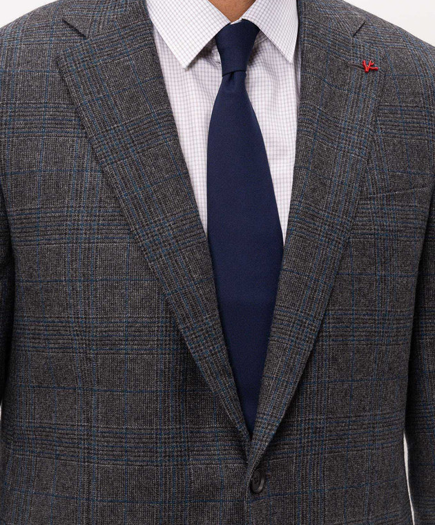 Brunello Cucinelli Синя краватка з вовни M032P0018 зображення 2