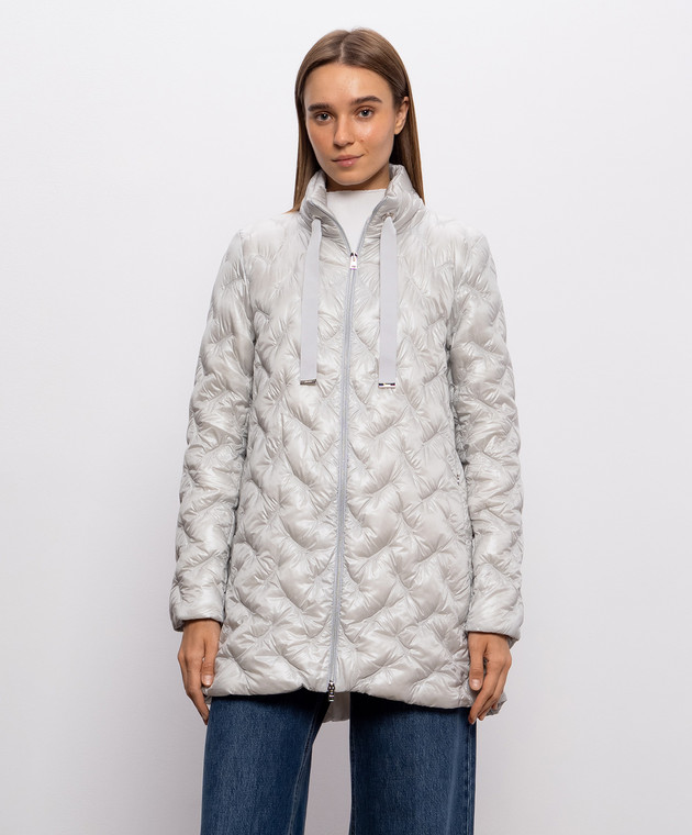 Herno Серая пуховая куртка PI00181DR12017Z изображение 3